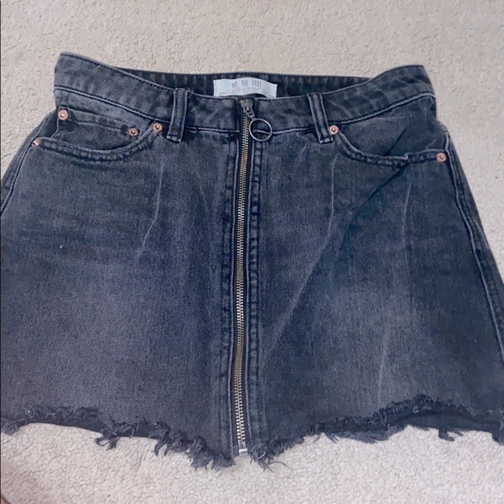 FREE PEOPLE DENIM SKIRT